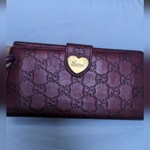Gucci Monogram Long Wallet - cute on chain!
